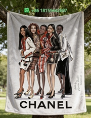 Chanel Throw Blankets